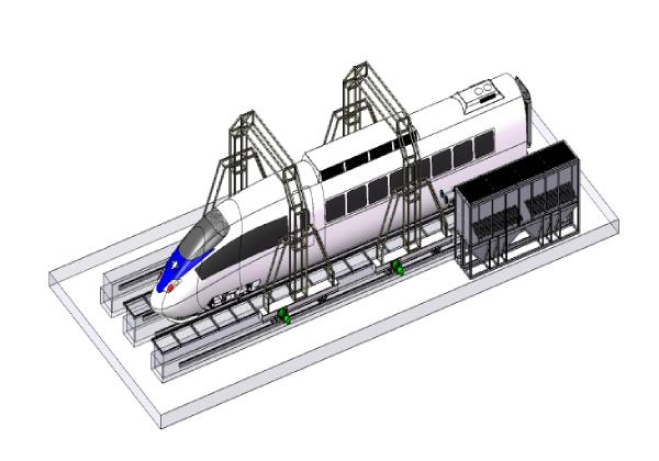 Full vehicle water tightness test system
